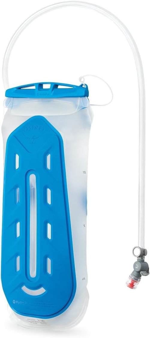Osprey Hydraulics 2L Backpack Water Reservoir with Bite Valve - BPA-Free, Leakproof Hydration Bladder with QuickConnect and Slide-Seal - Compatible with Most Hiking and Biking Packs