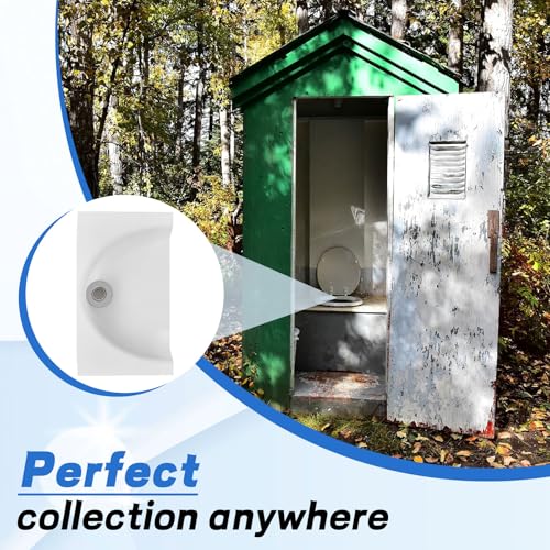 Semi-Circular Urine Diverter for Compost Toilets with Stainless Steel Sink Lid