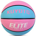 Kids & Youth 25.5-inch Pink Blue Basketball - Thickened Rubber Indoor Outdoor