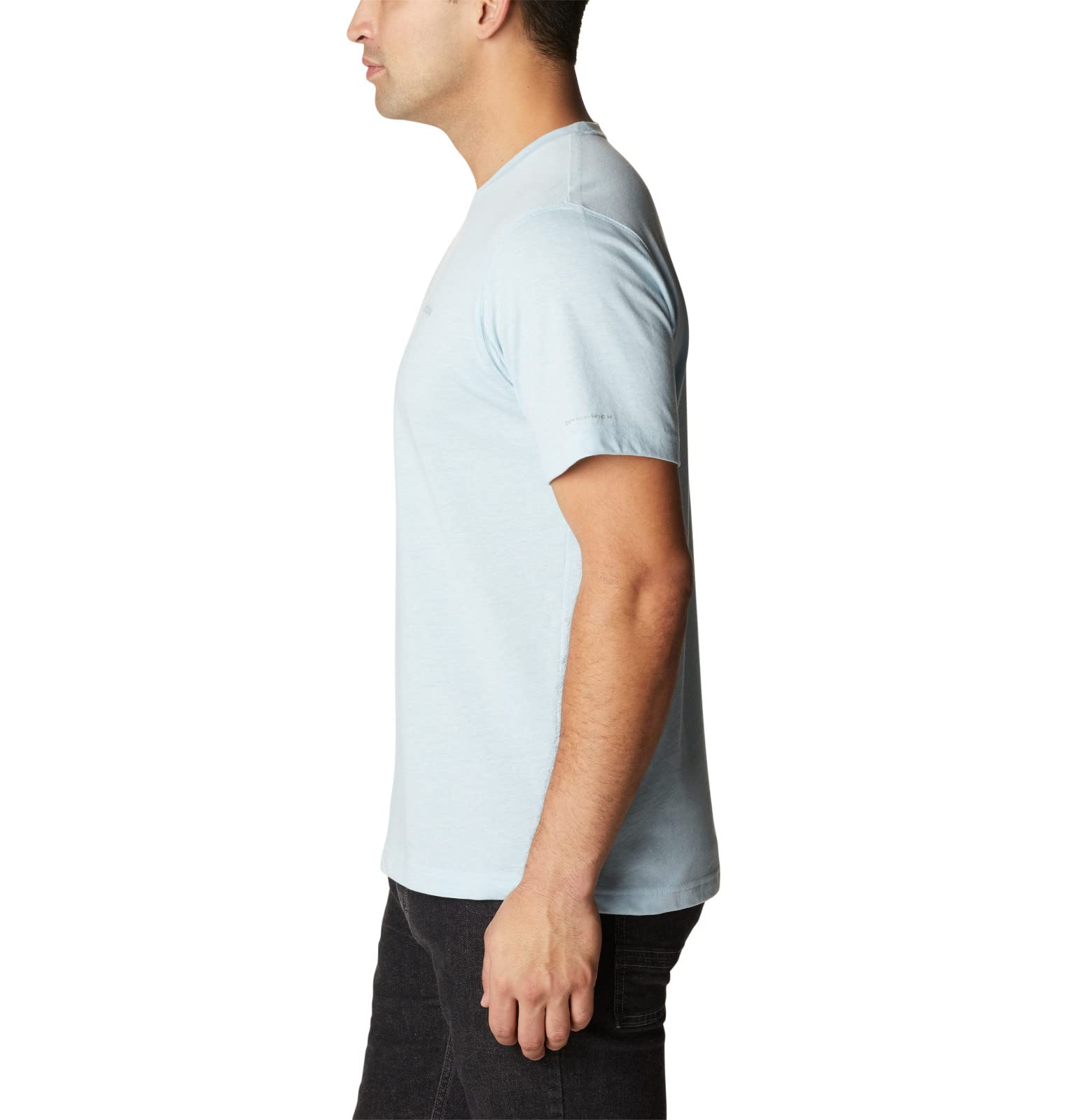 Columbia Men's Big & Tall Thistletown Hills Short Sleeve, Sky Blue Heather, 2X B&T