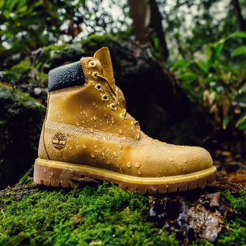 Waterproof Timberland Men's 6-Inch Premium Nubuck Boots - Wheat Variation V1
