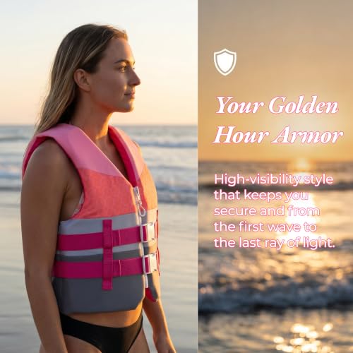 Roxy Women's Orange Small Life Jacket - USCG Approved Watersports Vest