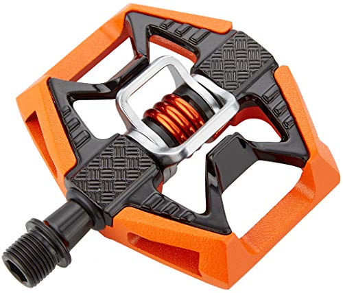 Crankbrothers Double Shot 2 MTB Hybrid Pedals Orange/Black - Durable, Versatile Bike Pedals