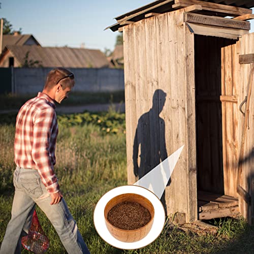 LEIFIDE Composting Toilet Coconut Coir Disks - 12 Pack, 8cm Soil Discs