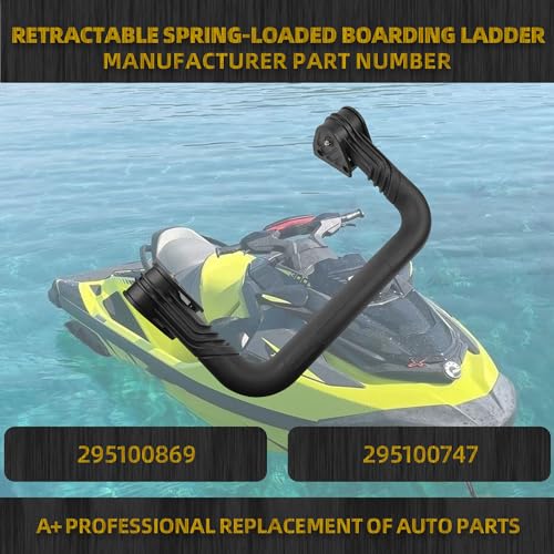 Boat Boarding Ladder for Sea-Doo RXT, GTX, GTR, RXP-X, Wake Pro | Anti-Slip Step