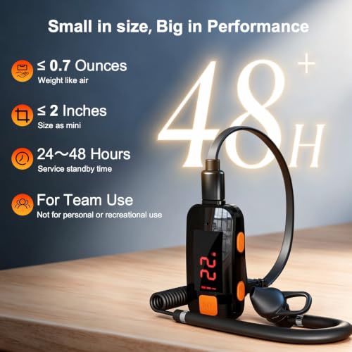 2 Pack Mini Waterproof Walkie Talkies for Adults, IP54 Two-Way Radios