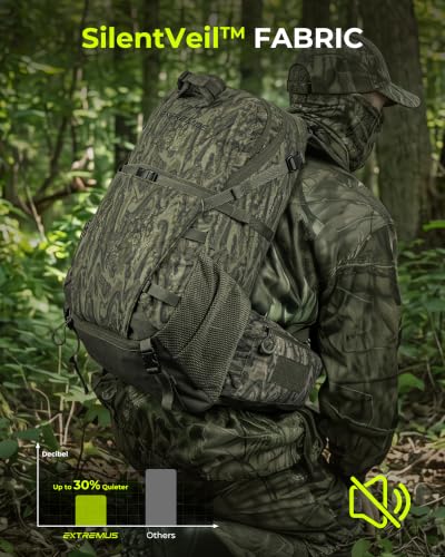 Extremus Timber Hole Hunting Backpack for Men - 3-in-1 Carry System, Weather-Resistant, Large Capacity