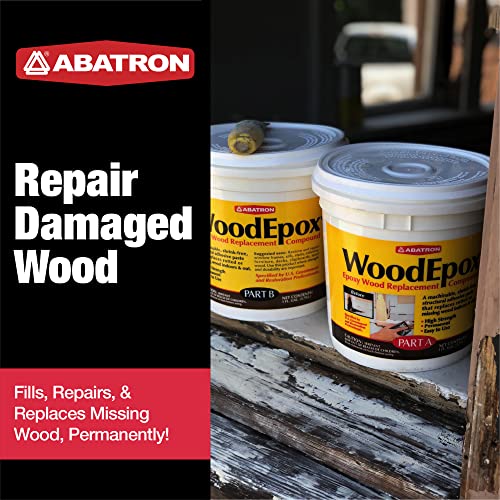 Abatron WoodEpox Kit 2 Quart - Structural Wood Filler & Repair Epoxy