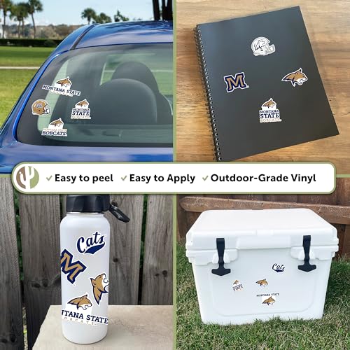 Montana State Bobcats Vinyl Sticker Decal - Official College Fan Gift
