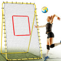 Volleyball Rebounder Net 4x7 ft with 5 Rebound Angles Practice Equipment