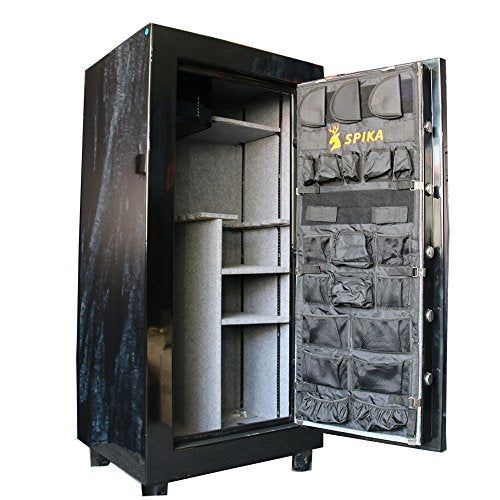 SPIKA Gun Safe Door Organizer with Pistol & Rifle Holders, Adjustable Storage for Liberty Safe