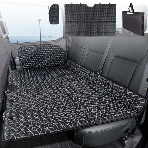 Non-Inflatable Truck Bed Air Mattress for Car Camping - Foldable & Easy Setup