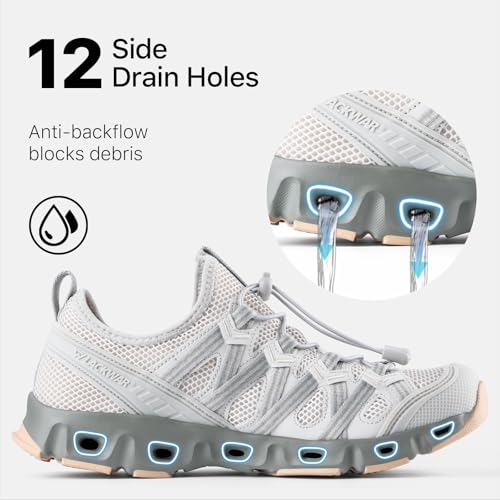 Men's Water Shoes Quick Dry Lightweight Sport Walk Shoes - Green 8.5