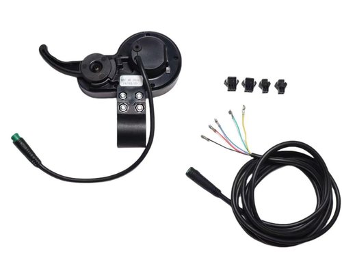 Jfentrwa TF-100 5PIN 36V-60V Electric Scooter Throttle Controller - Multi-Function Waterproof LCD Display for Kugoo/Kaabo/Dualtron/VSETT, Plug and Play Installation