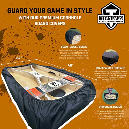 Waterproof Cornhole Board Covers Set of 2 - Protective Outdoor Shields