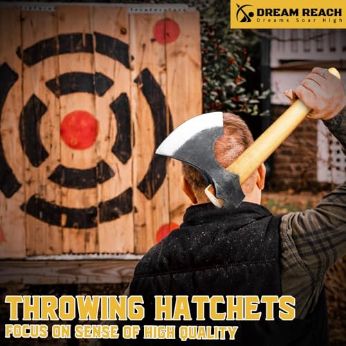 16-Inch Viking Throwing Axes Set - Professional High Carbon Steel Tomahawks