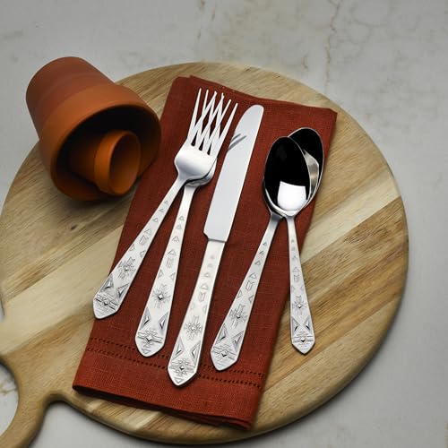 Towle Pueblo 20-Piece Flatware Set - Service for 4, Southwest Design