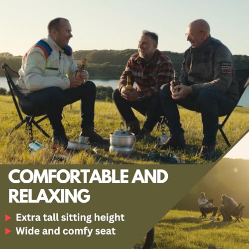 Sitpack Campster2 Folding Camping Chair Black 265 lbs Portable Outdoor Chair