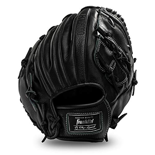 Franklin Sports CTZ5000 12-Inch Black Chrome Baseball Glove - Right Hand Throw