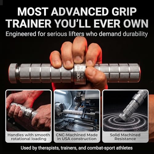 Sportgrips Silver Sidewinder Revolution 2.0 Adjustable Grip Trainer - USA Made