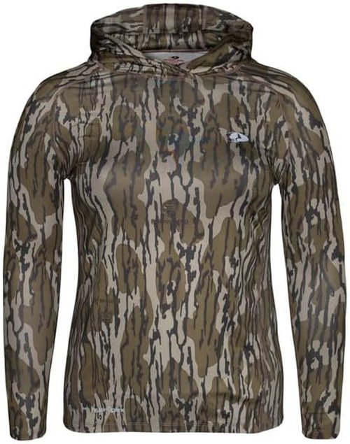 Mossy Oak Women's Camo Hoodie - Tibbee Flex Vented Design with 40+ UPF Sun Protection