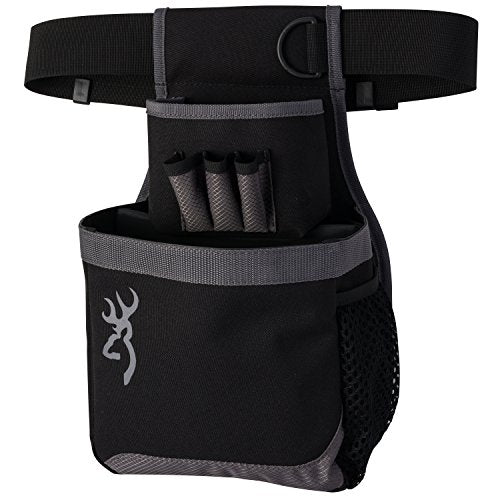 Shell Pouch for Shooting Range with Water-Resistant Fabric and Shell Loops