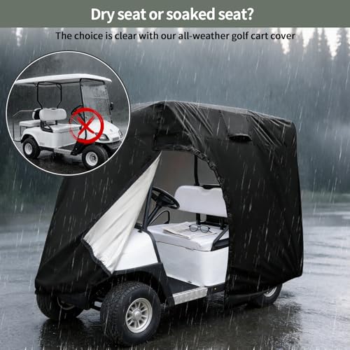 6/8 Passenger Golf Cart Cover Rainproof Weatherproof Protection - 156" L