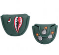 SHABIER New Flying Tiger Warshark Golf Headcover for Golf Club (Green, Mallet Headcover)
