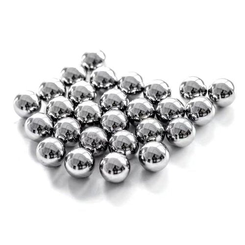 Z QINGZHENG 120pcs 1/2inch Steel Ball Slingshot Ammo 12.7mm Precision Steel Ball Bearing