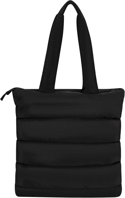 Champion Quilted Billie Tote Bag - Memory Cloth, Zip Closure for Work & Travel | Stylish & Durable