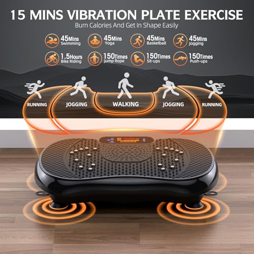 PBYRD Whole Body Vibration Exercise Machine for Weight Loss & Muscle Activation