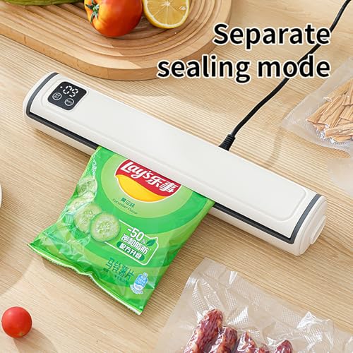 Vacuum Sealer Machine with Automatic One-Touch Sealing — Compact Food Preservation