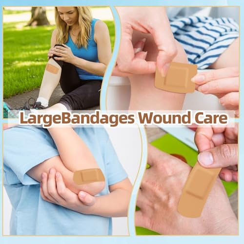 800 Pack Assorted Waterproof Adhesive Bandages - Breathable First Aid Supplies, 10 Styles, Bulk First Aid Kit Refill