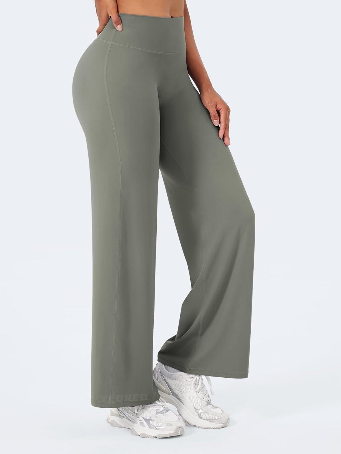 YEOREO High Waist Workout Leggings - No Front Seam, Buttery Soft Yoga Pants | Multiple Sizes Available