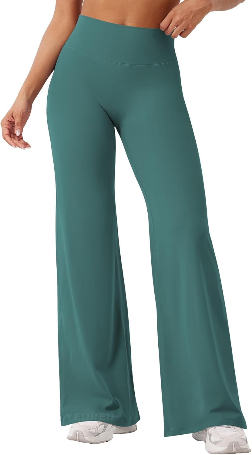YEOREO High Waist Workout Leggings - No Front Seam, Buttery Soft Fabric | Available in 29", 31.5", 33", 35" Sizes