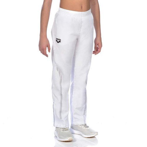 ARENA Teamline Youth Warm Up Pants Bottoms for Sports Training Fitness Side Pockets Adjustable Waistband Lightweight Quick Drying Ideal for Clubs, White, XX-Large