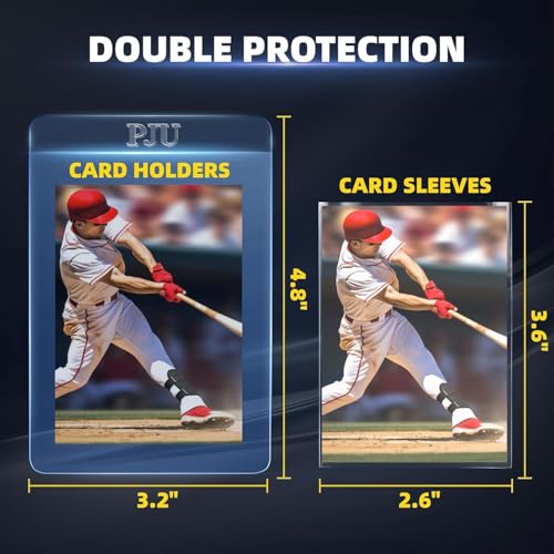 1000ct Semi Rigid Card Holders & Card Sleeves for PSA Graded Cards - Variation of THIS listing
