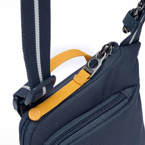 Pacsafe Unisex Anti-Theft Crossbody Bag with Wallet - Coastal Blue, Medium/Large
