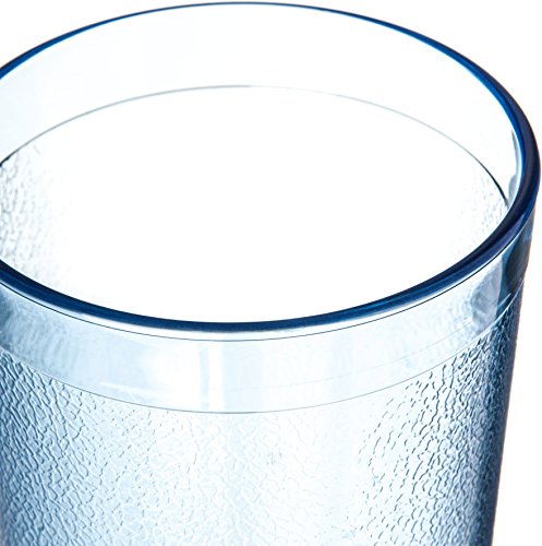 Plastic Stackable Tumbler 13.4oz Blue - Commercial Drinkware for Restaurants & Catering