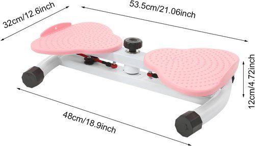 MIUPWULA Waist Twister, Ab Machine with Resistance Bands,330 lbs Weight Capacity, Abs Workout for Slim Waist and Core Ab Exercise, Noiseless Home Gym Exercise Equipment for Women Men