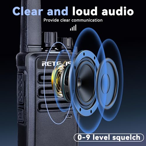 Walkie Talkies for Adults 20 Pack with Earpiece - Without Display - Commercial Two-Way Radios