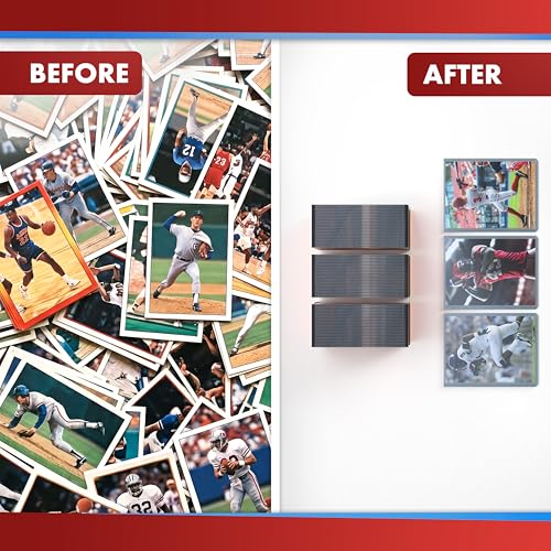 Cardboard Gold 35pt Top Loaders for Cards - 1000 Count, 3x4 Hard Sleeves - Brand Variation