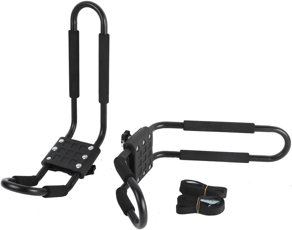 XMT-MOTO J-Bar Kayak Carrier - Universal Top Mount Roof Rack for SUVs & Vans | 2 Pairs
