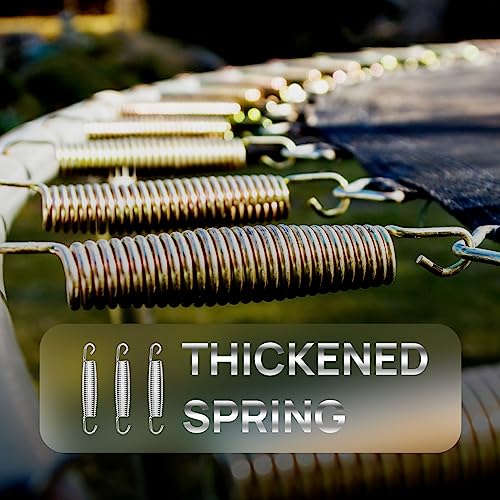 Cyiwniao 6.5 Inch Trampoline Replacement Springs with T-Hook – 72 Pack