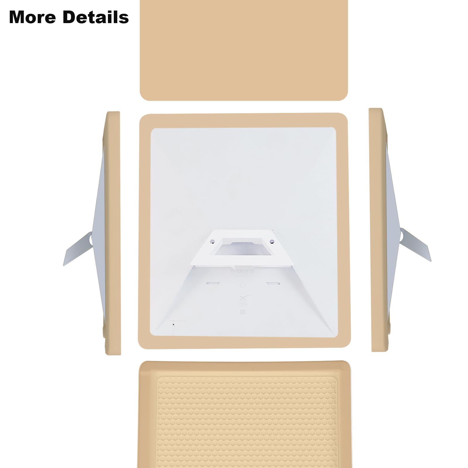 Zeroffi Starlink Mini Protective Cover Case, Starlink Mini Accessories Silicone Protective Case for Starlink Mini Dish Khaki