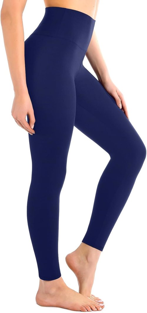 Leafigure High Waisted Leggings - Soft, No See-Through Yoga Pants for Women | Perfect for Gym & Running
