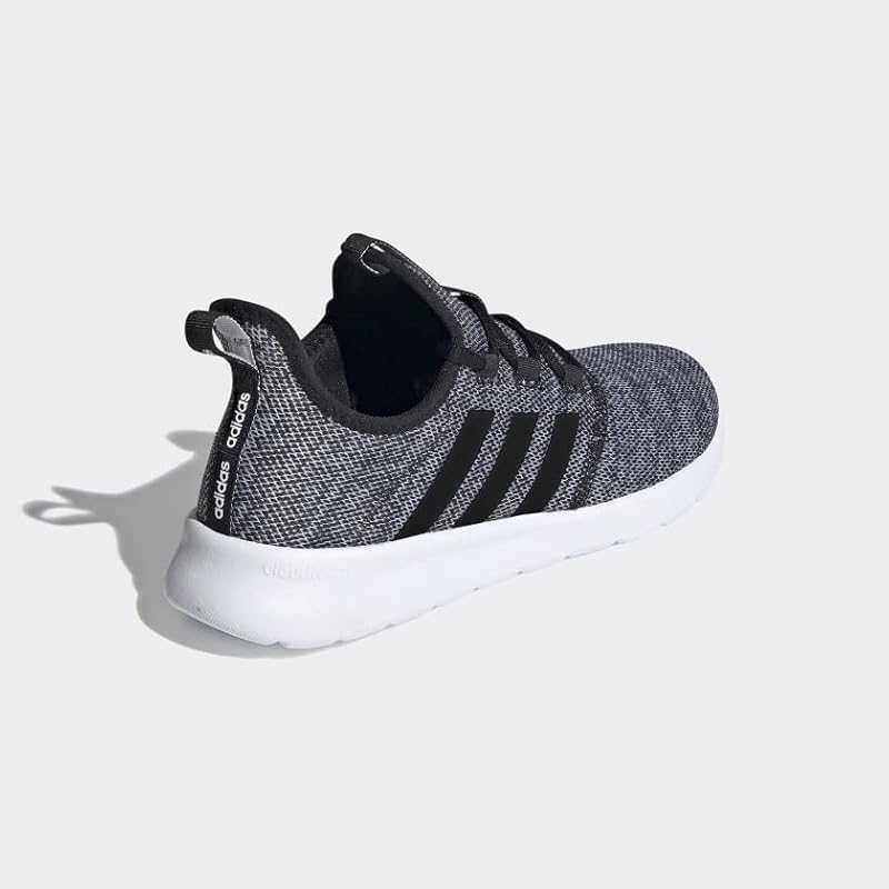 adidas Women's Cloudfoam Pure Running Shoes - Black/White, Size 7.5