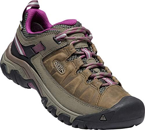 Women's Waterproof Hiking Shoes - Targhee 3 Low, 7.5 Weiss Boysenberry