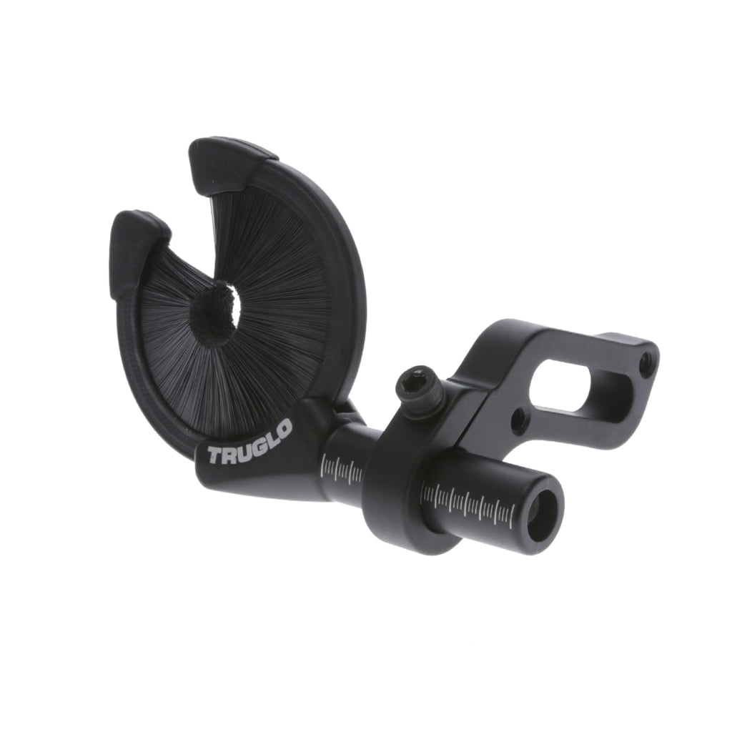 TRUGLO EZ-Rest Capture-Style Contained-Brush Left-Hand Convertible Ultra-Lighweight Quiet Tough All-Weather Black Archery Arrow Rest