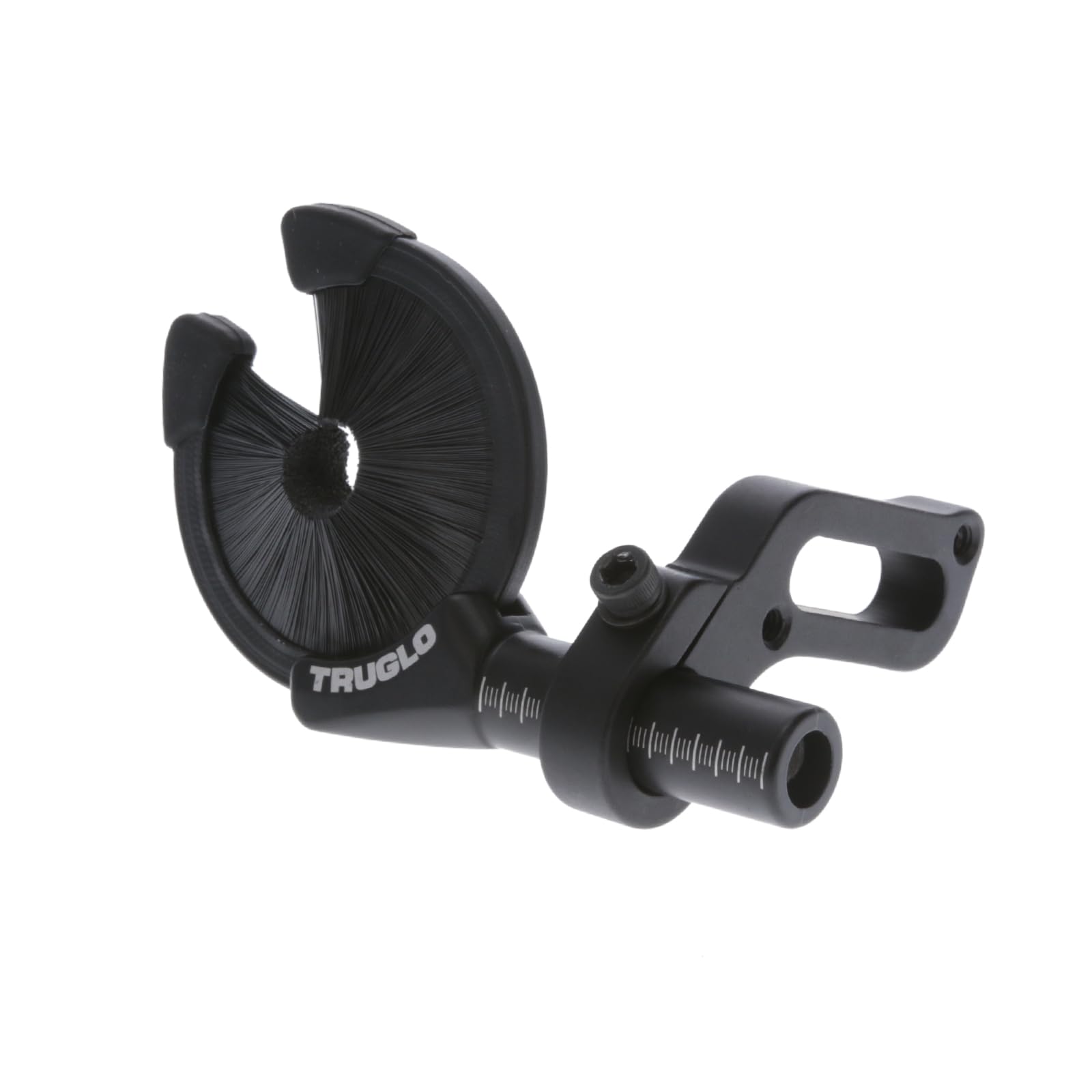 TRUGLO EZ-Rest Capture-Style Contained-Brush Left-Hand Convertible Ultra-Lighweight Quiet Tough All-Weather Black Archery Arrow Rest